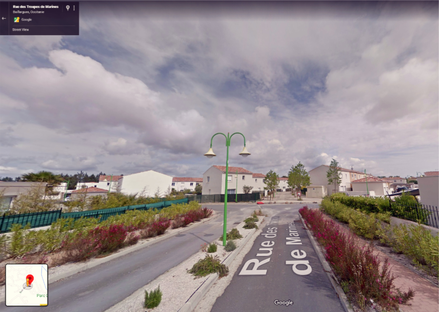 rue des Troupes d emarines à Gaillargues.