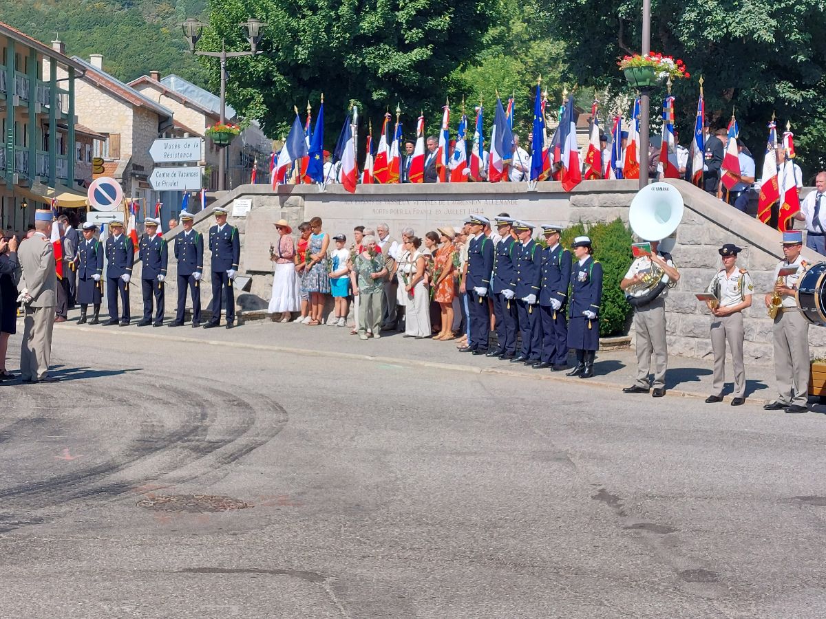 78ème commémoration à Vassieux en Vercors ces combats de juillet 1944.