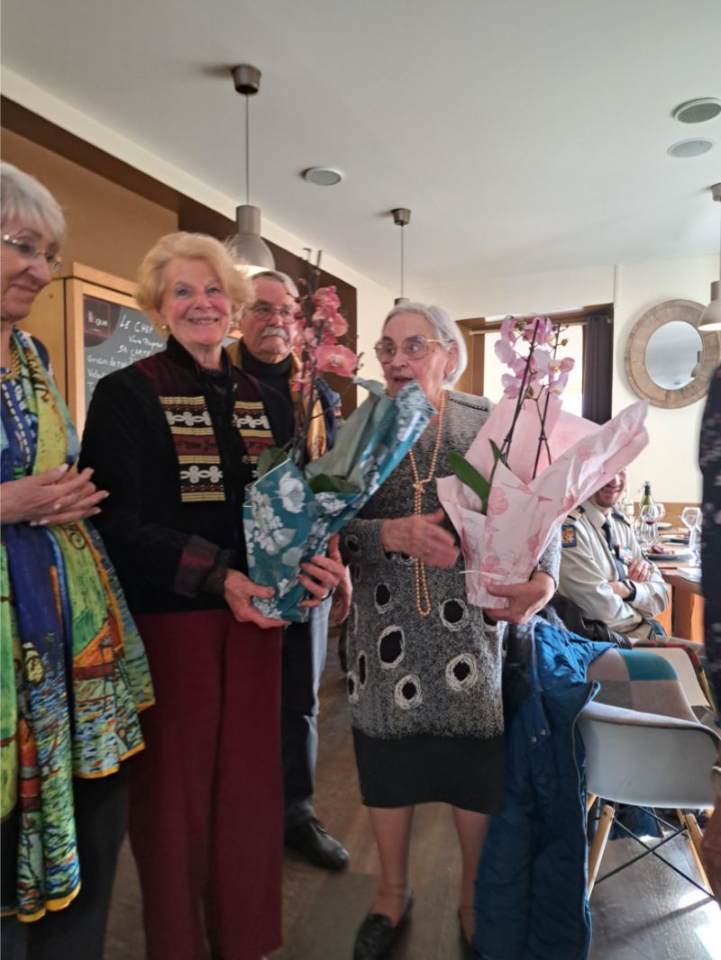 Merci à Ghislaine et Geneviève d'avoir rempilé au conseil d'administration.